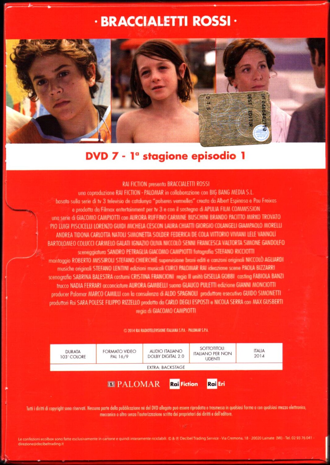 Braccialetti Rossi - Prima stagione - Box 6 DVD: : Film e TV