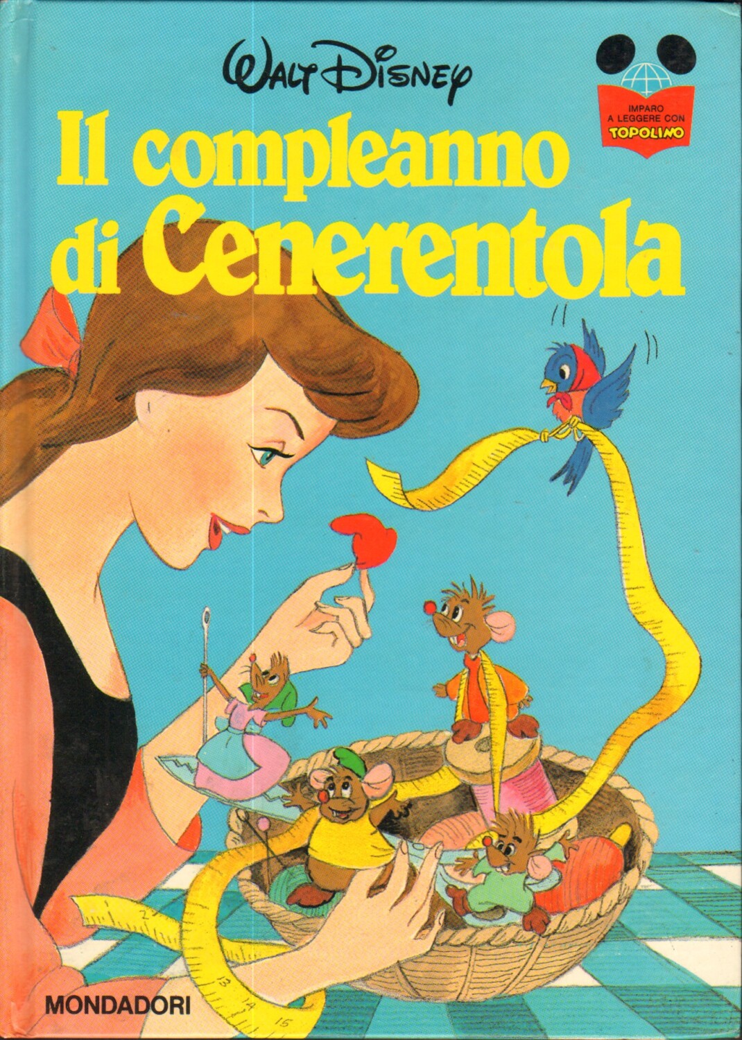 Cenerentola Libro Vintage Anni 70 Walt Disney Mondadori