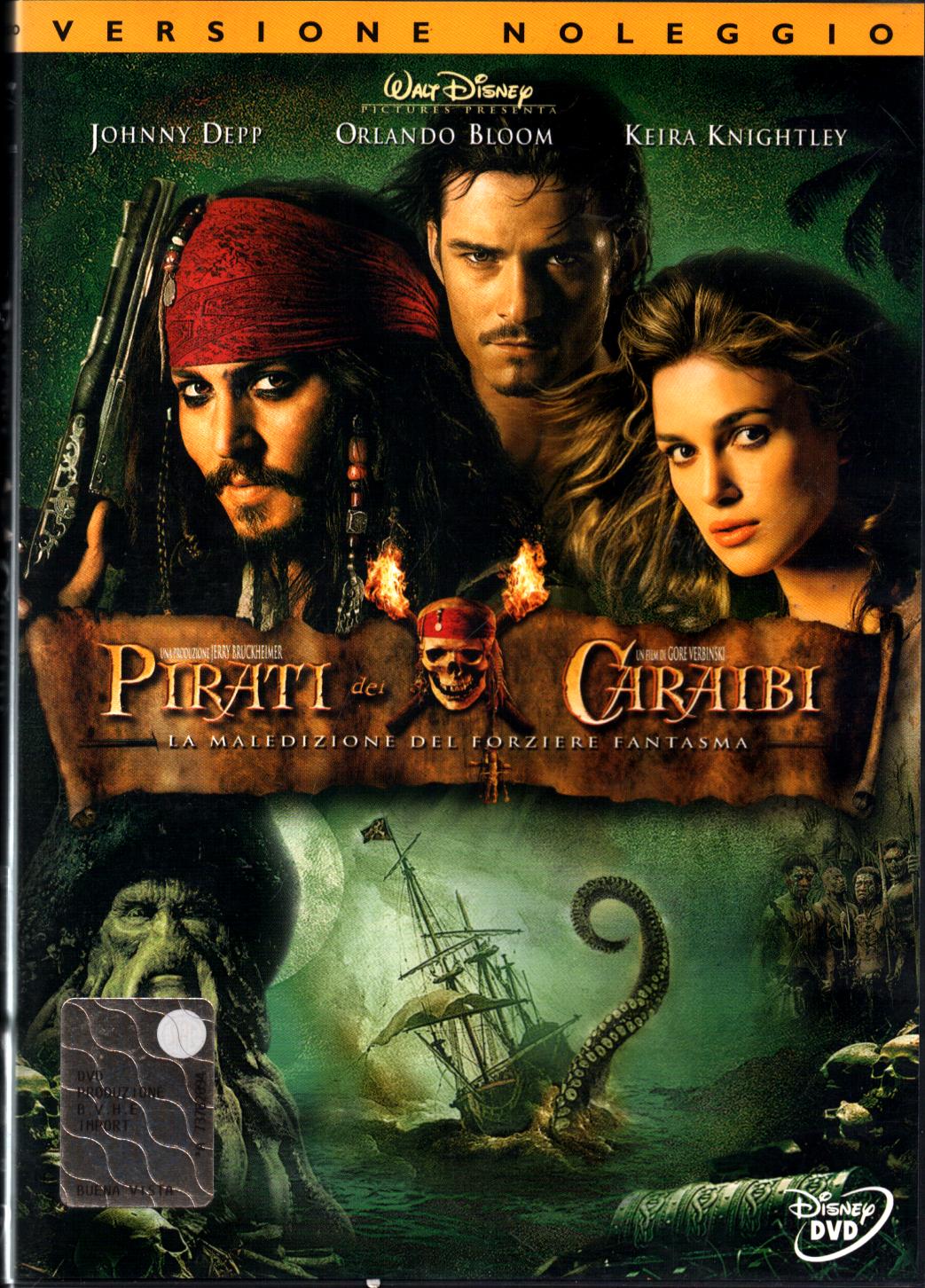 Pirati dei Caraibi Collection dvd in edicola 