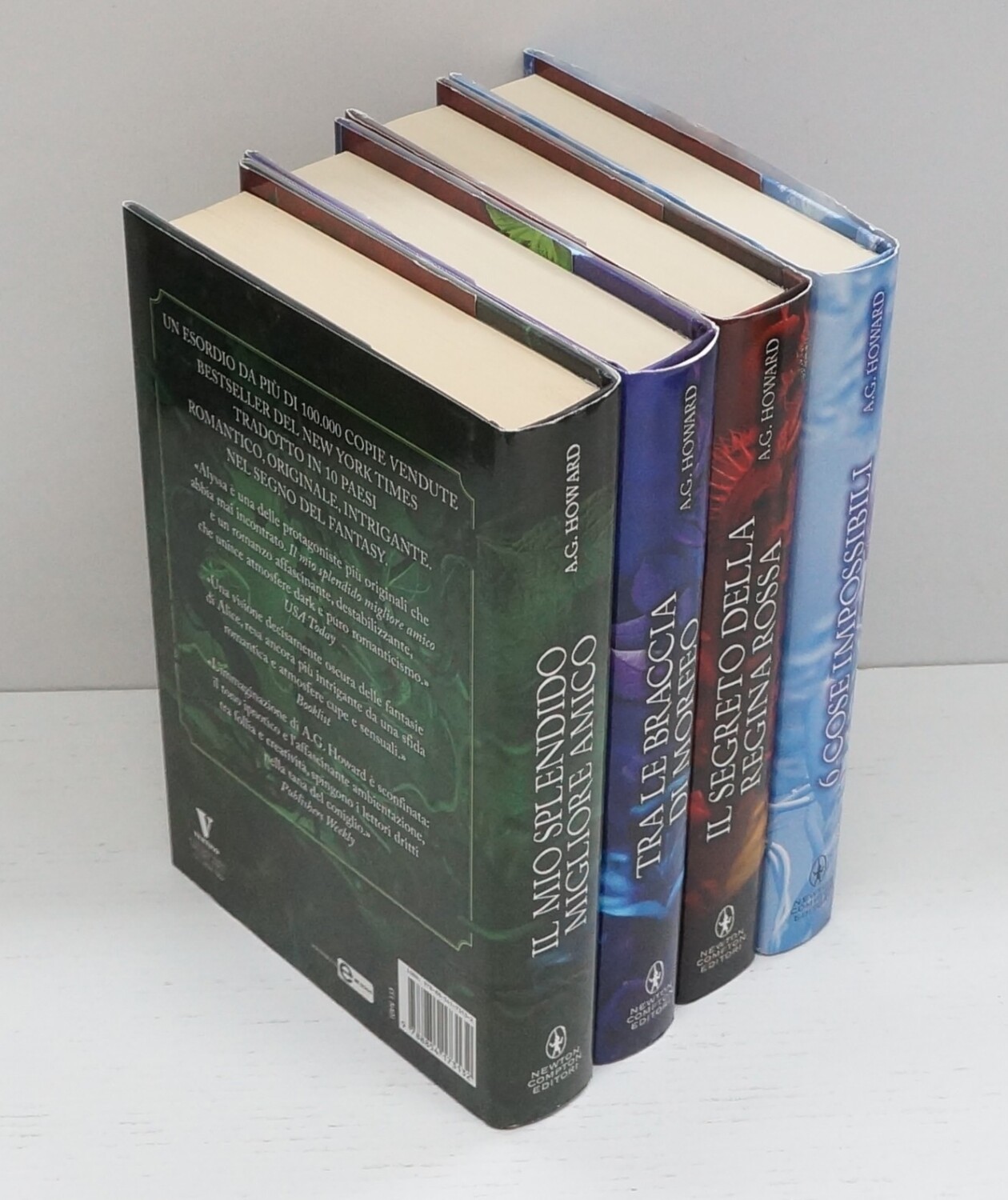 Splintered Saga (Il mio splendido migliore amico, Tra le braccia di Morfeo,  Il segreto della Regina rossa, 6 cose impossibili) di A. G. Howard ed.