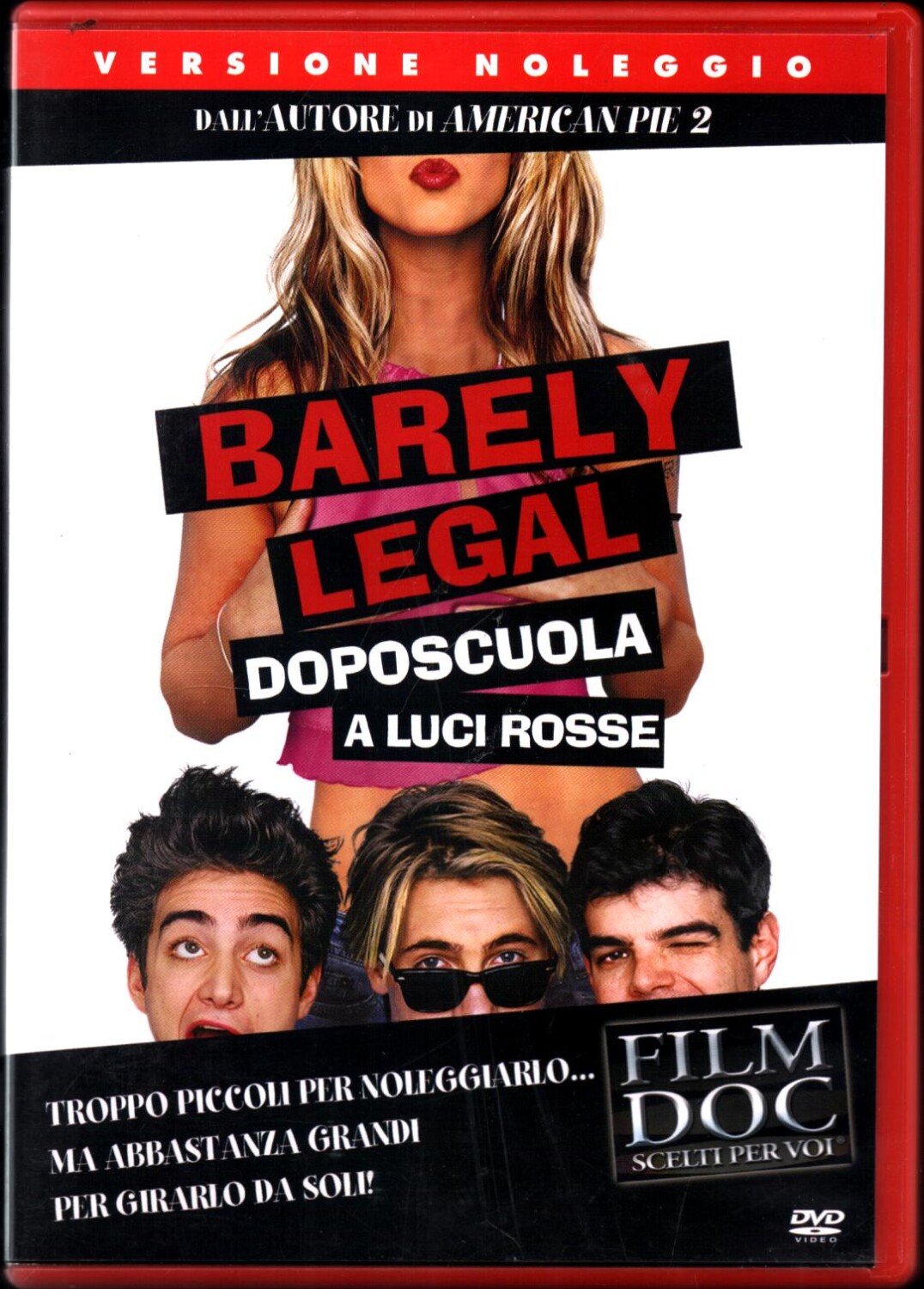 Barely legal- Dopo scuola a luci rosse DVD in Italiano Versione Noleggio –  Emporio di milo