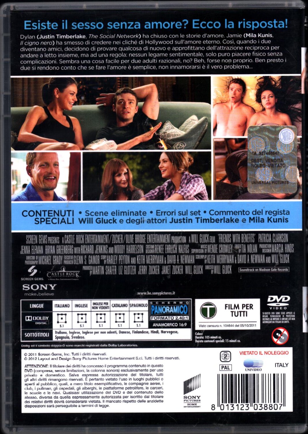 Amici di letto DVD in Italiano