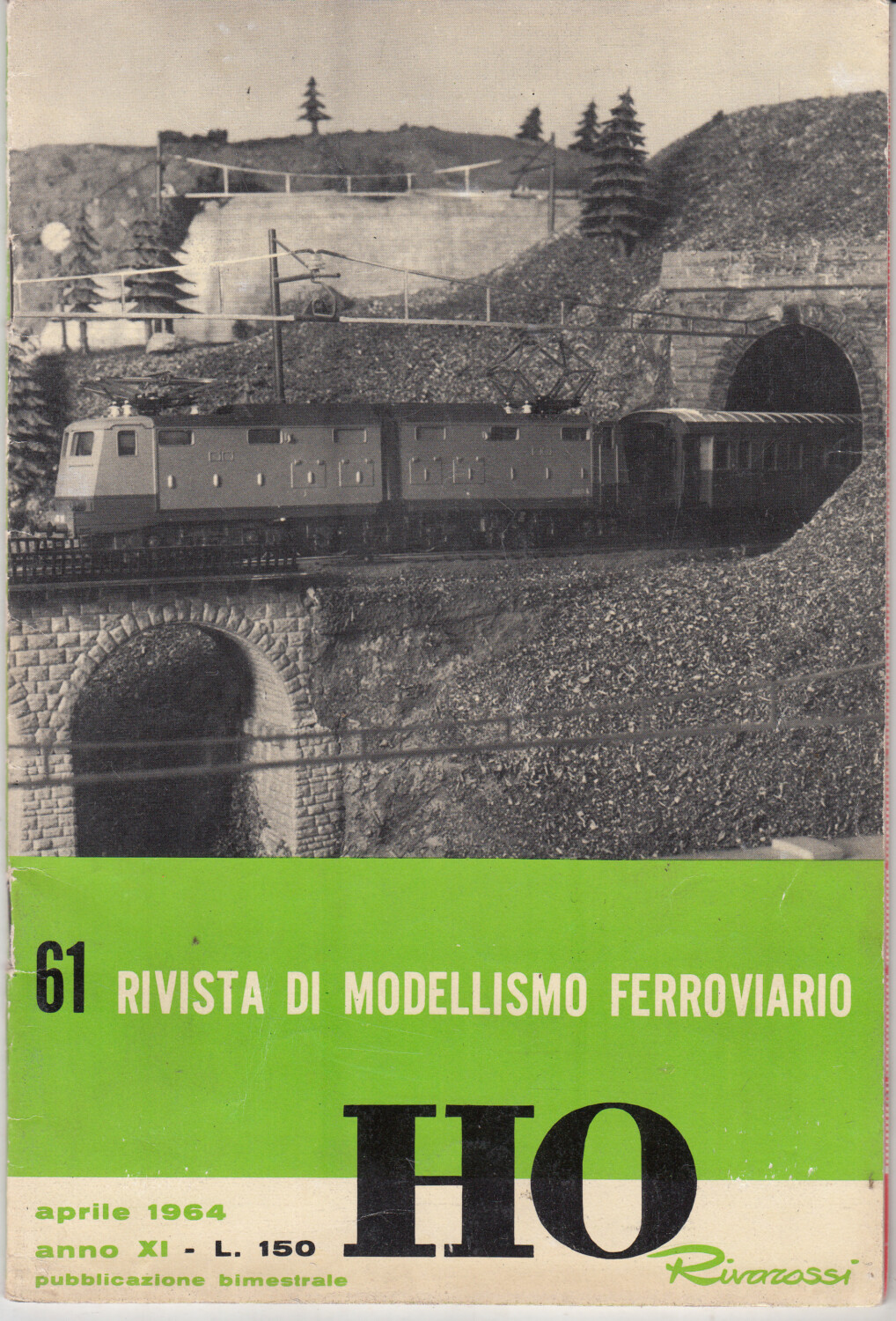 HO Rivarossi Rivista di Modellismo Ferroviario n. 61 - Aprile 1964 ed.  Rivarossi