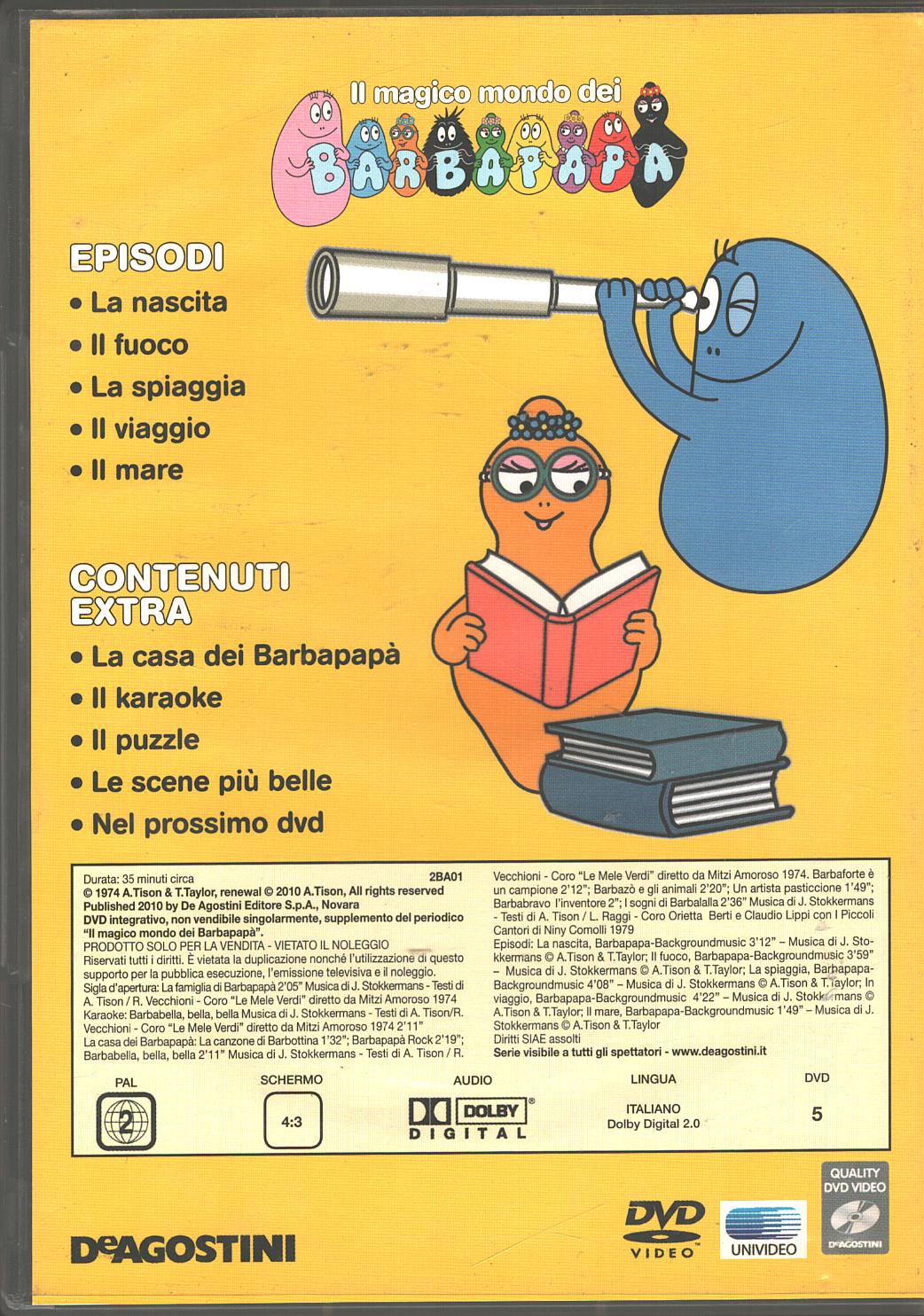 Il magico mondo dei Barbapapà. Raccolta Completa (Episodi 150) (30 DVD)  Versione da edicola. DVD in Italiano – Emporio di milo