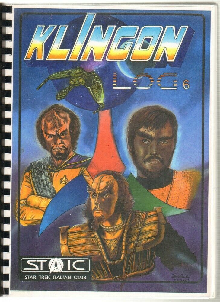 Star Trek klingon LOG n. 6 Gennaio 1991 Rivista Dizionario Klingon Italiano ed.