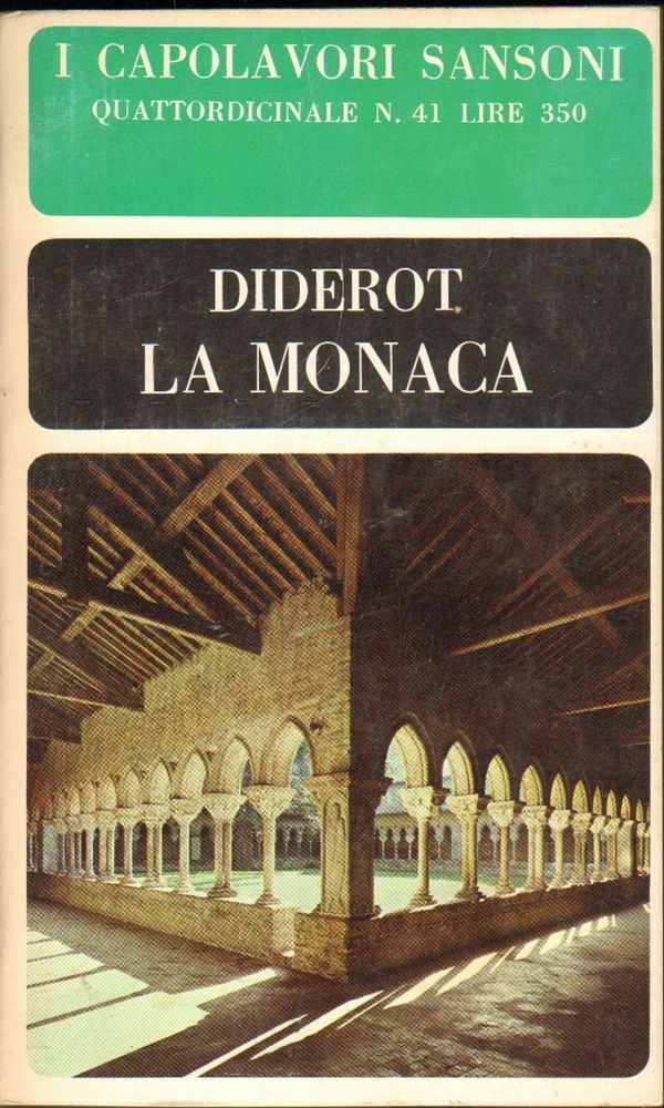 LA MONACA di Denis Diderot ed. Sansoni 1966